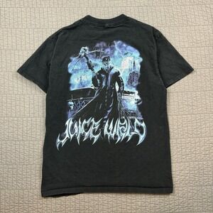 Juice Wrld 999 T Shirt Men Medium Black Rap Graphic Tee Music Faded